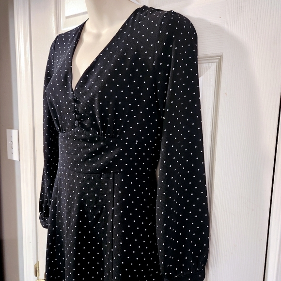 Miss Selfridge Polka-dot Midi Dress - Picture 4 of 8